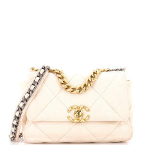 Chanel Medium 19 Flap Bag Quilted Leather